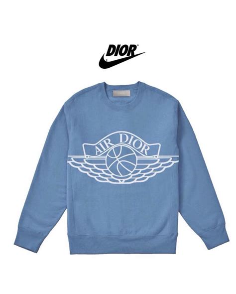 air dior sweatshirt blue|dior sweatshirt for men.